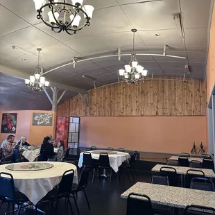 Lots of inside seating