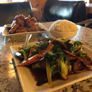 Veggie Chicken & Veggie Salted Fish Fried Rice