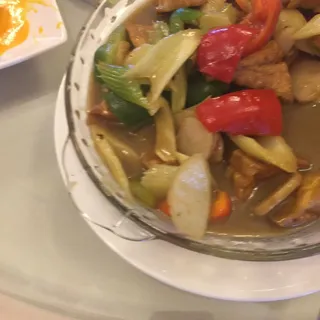 Veggie Chicken with Bamboo