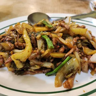 Pork with Preserved Veggies