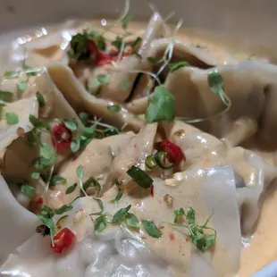 tom kah chicken dumplings