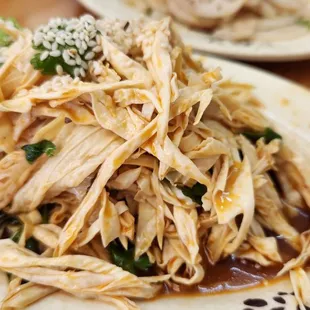 Spicy bean curd appetizer