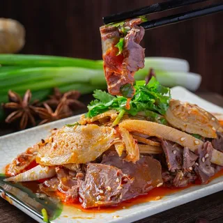 Sliced Beef & Ox Tripe in Chili Oil