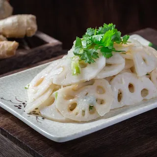 Sliced Lotus Roots Salad
