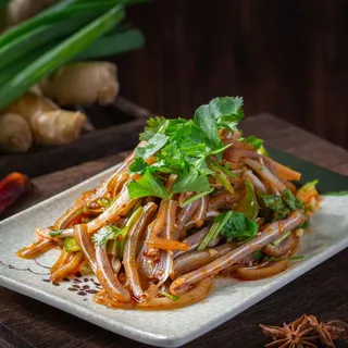 Shredded Pig Ear in Chili
