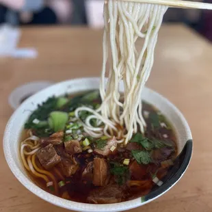 Beef noodle soup