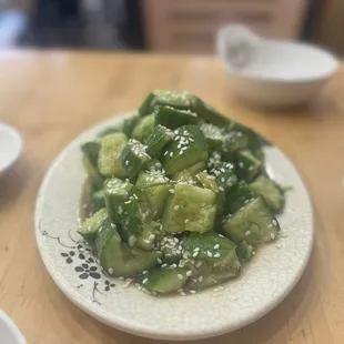 Cucumber Salad Plate