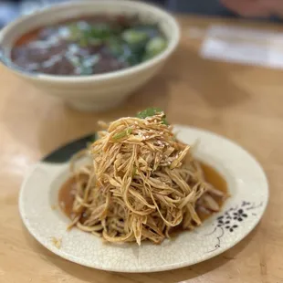 Tofu Skin Stick Salad Plate