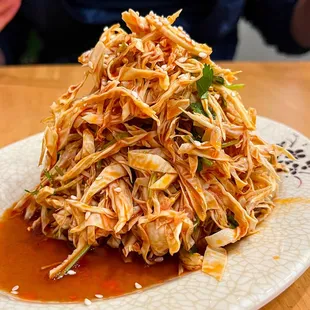 Tofu skin stick salad