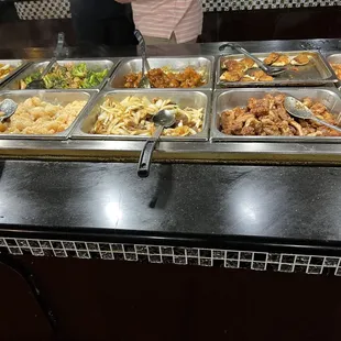 Weekend Dinner Buffet - main entree section
