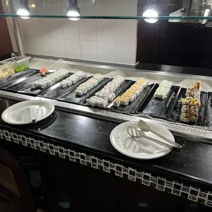 Weekend Dinner buffet - Sushi section