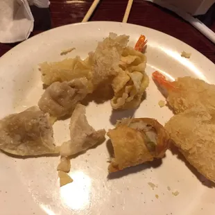 Disgusting fried food. Was not crunchy but chewy and had a frozen flavor.