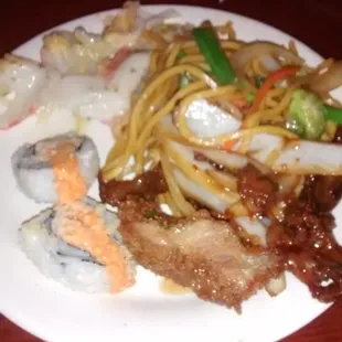 sushi and sashimi, food