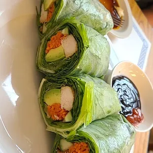 Spring rolls with chicken
