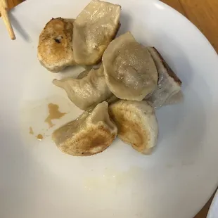 Fried pork dumplings