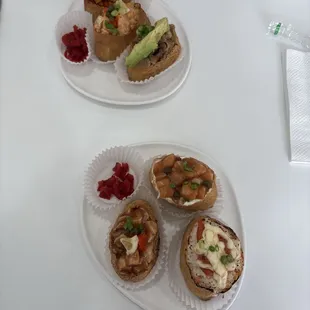 Spicy Salmon, Mentai Crab Meat, Philly, Sukiyaki, Buldak.