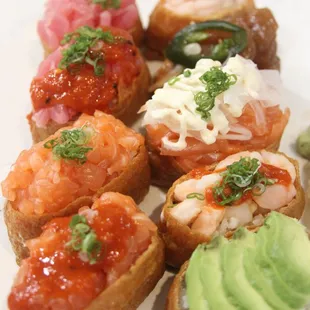 food, sushi and sashimi