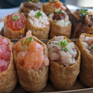 sushi and sashimi, food