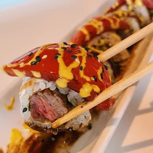 Lomo saltado sushi