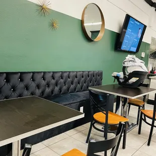 the interior of a restaurant