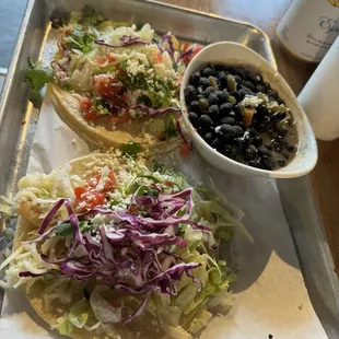 Pork Taco and Grilled Fish Taco