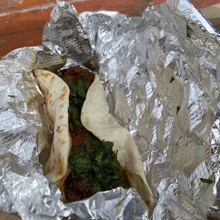 Chorizo taco