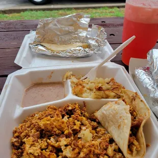Breakfast plate