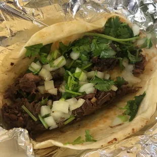 Barbacoa taco