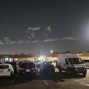 Parking lot at Danielle Plaza