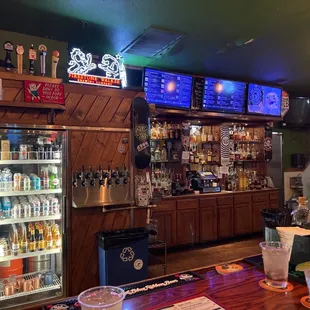 Behind the bar where all the magic happens