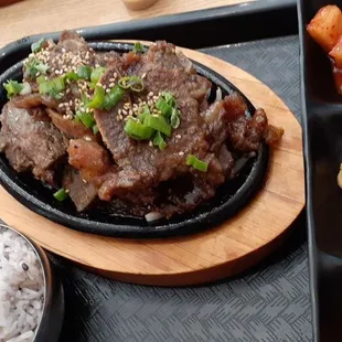 Galbi looks good but way to sweet!