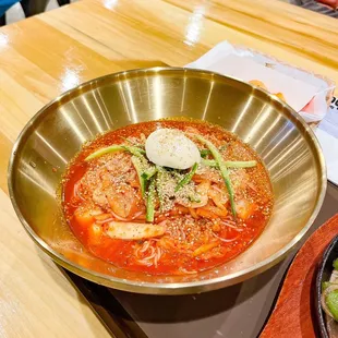 Kimchi Bibimguksu &amp; Pork Belly / &amp;