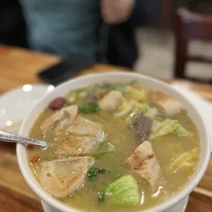 Lamb in Hot Broth with Boiling Pepper Oil