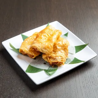 Fried Tofu Skin with Shrimp