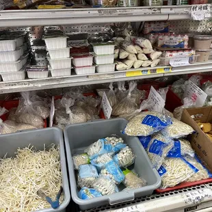 More mushrooms and Mung bean sprouts