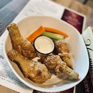 Chicken drumettes (salt and pepper)