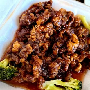 Orange beef
