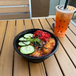 B3. Salmon Teriyaki Don