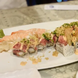 Justin roll and one order of Ebi