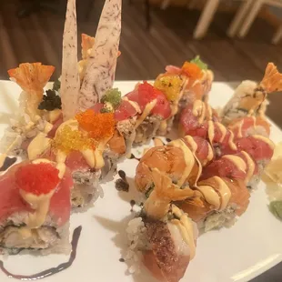 Chef choice and Charlie (right)