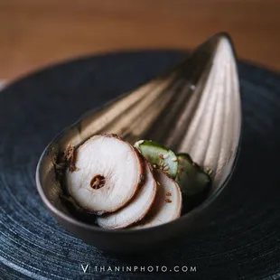 a bowl of food on a plate