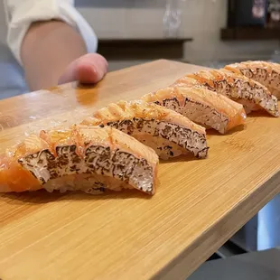 Soy Marinated Salmon Belly