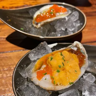 Uni craze omakase - oysters.