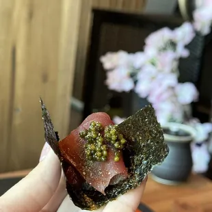 Bluefin tuna w caviar