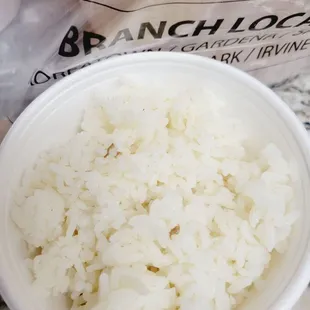 Pieces of meat in my rice...