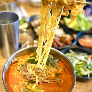 Yuk Gae Jang with Ramen
