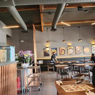 more seating area
