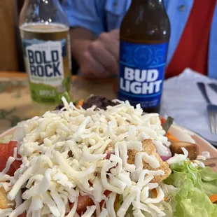 The salad was huge &amp; so good!