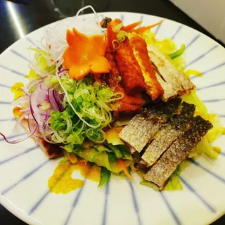 Salmon Skin Salad