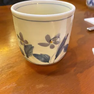 Compliment hot green tea